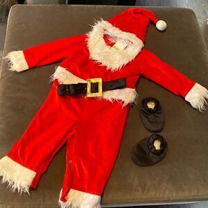 Kids Santa Claus Father Christmas Costume Size 2T/3T NWT
